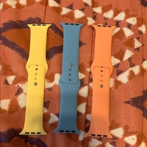 Set of three Apple Watch bands
